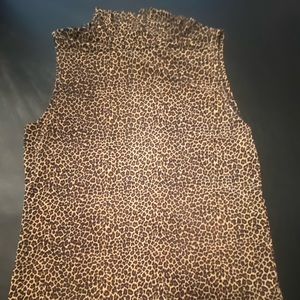 6/$20 Leopard Spot Blouse